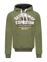 Geographical Norway Bluza "Germanito" w kolorze khaki rozmiar: S. Brązowe bluzy z kapturem męskie Geographical Norway, s. Za 105.38 zł.