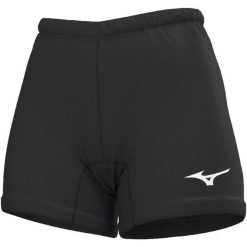 Szorty damskie Mizuno TRAD VB Wos. Czarne spodenki sportowe damskie Mizuno, l, z materiału, na fitness i siłownię. Za 179.00 zł.
