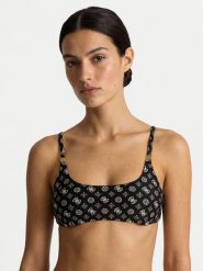 Guess Góra od bikini E6GJ09 MC04R Czarny. Czarne bikini damskie Guess, z aplikacjami. Za 329.99 zł.