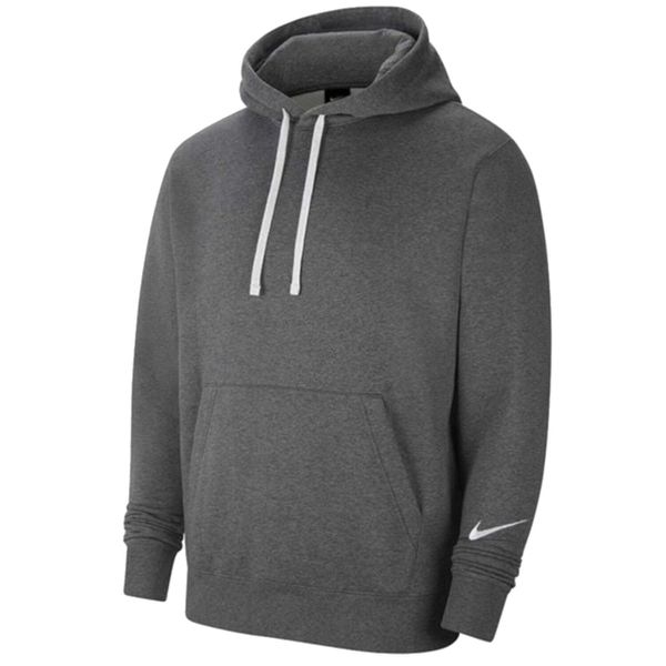 Bluza dresowa sportowa męska Park 26 Fleece Hoody Swoosh. Szare bluzy bez kaptura męskie Nike, bez wzorów, z bawełny, sportowe, bez kołnierzyka, bez ramiączek. Za 209.99 zł.