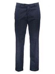 Hackett London Spodnie chino w kolorze granatowym rozmiar: W34. Niebieskie spodnie materiałowe męskie Hackett London, bez wzorów. Za 236.61 zł.