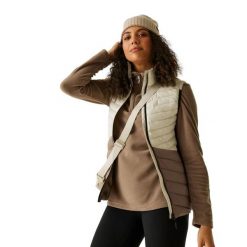 Damska kurtka bez rękawów Regatta Leedre. Brązowe kurtki damskie Regatta, bez wzorów, z puchu, bez kaptura. Za 189.99 zł.