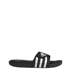 Klapki basenowe dla dorosłych Adissage. Białe klapki damskie Adidas, bez wzorów, bez obcasa. Za 129.00 zł.