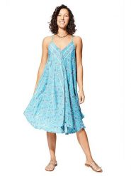 Ipanima Sukienka w kolorze błękitnym rozmiar: 34-40. Niebieskie sukienki damskie Ipanima, bez wzorów, z asymetrycznym kołnierzem, bez ramiączek, midi, asymetryczne. Za 65.99 zł.