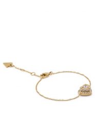 Guess Bransoletka JUBB05 550JW Złoty. Żółte bransoletki damskie Guess, metalowe. Za 219.99 zł.