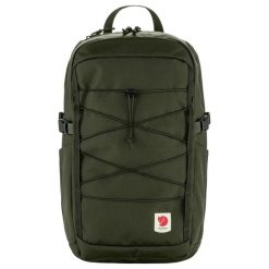 FJALLRAVEN Plecak miejski Skule 24 deep forest. Zielone plecaki damskie Fjällräven, bez wzorów, biznesowe. Za 385.40 zł.