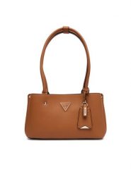 Guess Torebka Meridian II HWBG69 74090 Brązowy. Brązowe torebki klasyczne damskie Guess, z aplikacjami, ze skóry, bez dodatków. Za 439.99 zł.