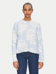Morgan Sweter 251-MPETAL Błękitny Regular Fit. Niebieskie swetry klasyczne damskie Morgan, xs, z syntetyku, bez kołnierzyka. Za 149.99 zł.