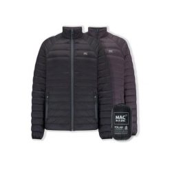 Kurtka puchowa Mac In A Sac. Czarne kurtki męskie Mac In A Sac, l, bez wzorów, z materiału, klasyczne, bez kaptura. Za 481.00 zł.