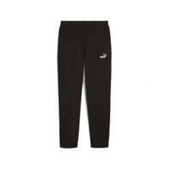 Męskie spodnie dresowe Essentials z logo No. 1 PUMA Black. Czarne spodnie sportowe męskie Puma, z bawełny. Za 188.92 zł.