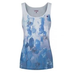 LOAP Alise damski top S – wzór kwiatowy. Białe topy damskie ZSPORT, s, bez wzorów, bez kołnierzyka. Za 125.99 zł.