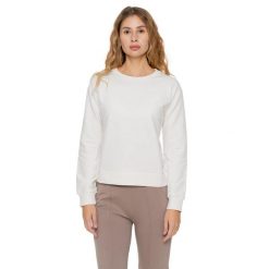 Bluza zimowa Leone 1947 Never Without Damen z Rundhalsausschnitt. Białe bluzy bez kaptura damskie LEONE 1947 APPAREL, z bawełny. W wyprzedaży za 147.35 zł.