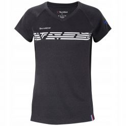 Koszulka tenisowa damska Tecnifibre Lady F2 Airmesh. Szare t-shirty damskie TECNIFIBRE, s, bez wzorów, bez kołnierzyka. Za 69.99 zł.
