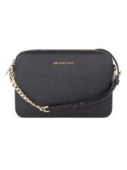 Michael Kors Skórzana torebka w kolorze czarnym - 23 x 16 x 6 cm rozmiar: onesize. Czarne torebki klasyczne damskie Michael Kors, bez wzorów, z materiału, bez dodatków. Za 766.90 zł.