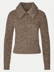 STAUD Sweter Christopher R24F3111WN Beżowy Regular Fit. Brązowe swetry klasyczne damskie STAUD, s, z syntetyku, bez kołnierzyka. Za 1,119.00 zł.