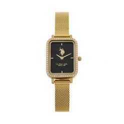Zegarek U.S. Polo Assn. Żółte zegarki damskie U.S. Polo Assn., złote. Za 429.99 zł.