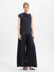 BOSS Kombinezon - Danjini Kobiety Acetat niebieski, 36. Niebieskie kombinezony damskie Boss, bez wzorów, z acetatu, eleganckie, bez kołnierzyka, bez ramiączek. Za 1,999.95 zł.