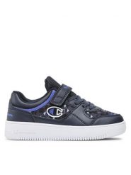 Champion Sneakersy Rebound Graphic S32416-CHA-BS517 Granatowy. Niebieskie buty sportowe chłopięce CHAMPION, ze skóry, bez zapięcia. Za 179.99 zł.