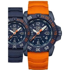 Zegarek męski Luminox XS.3253.CBNSF.SET, Quartz, 45mm, 20ATM. Niebieskie, analogowe zegarki męskie Luminox, ze stali. Za 2,990.55 zł.