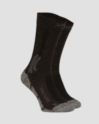 Skarpety X-SOCKS TREK SILVER 4.0. Czarne skarpetki damskie X-Socks, bez wzorów, z wełny. Za 80.00 zł.
