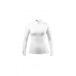 Koszulka lajkra dla kobiet Zhik ECO Long Sleeve. Białe bluzki damskie ZHIK, s, bez wzorów, sportowe, bez kołnierzyka, bez ramiączek. W wyprzedaży za 266.25 zł.