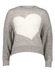 JDY Sweter "Lovella" w kolorze szarym rozmiar: XS. Szare swetry klasyczne damskie JDY, xs, bez kołnierzyka. Za 74.81 zł.