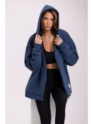 Onamaste Bluza "Flow" w kolorze niebieskim rozmiar: S/M. Niebieskie bluzy z kapturem damskie Onamaste, m. Za 202.50 zł.