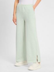 Vila spodnie materiałowe - VIStriplo Kobiety zielony, M. Zielone spodnie materiałowe damskie Vila, bez wzorów, z materiału, eleganckie. Za 139.95 zł.