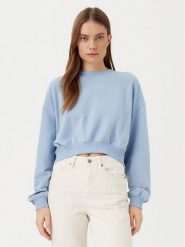 ONLY Bluza Bella 15341904 Błękitny Regular Fit. Niebieskie bluzy bez kaptura damskie Only, m, z bawełny. Za 79.99 zł.