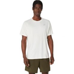 T-shirt z nadrukiem pełnoekranowym Asics Top. Białe t-shirty męskie Asics, bez wzorów, bez kołnierzyka. Za 257.50 zł.