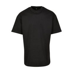 Koszulka Unisex Dla Dorosłych Z Bawełny Czesanej Premium. Czarne bluzki damskie BUILD YOUR BRAND, s, bez wzorów, z bawełny, sportowe, bez kołnierzyka, bez ramiączek. Za 73.99 zł.