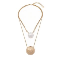 Naszyjnik Weekend Max Mara. Żółte naszyjniki damskie Weekend Max Mara, złote. Za 389.99 zł.