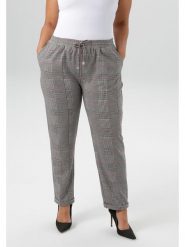 Aniston Spodnie chino w kolorze czarno-białym rozmiar: 52. Czarne spodnie materiałowe damskie Aniston, bez wzorów. Za 74.11 zł.