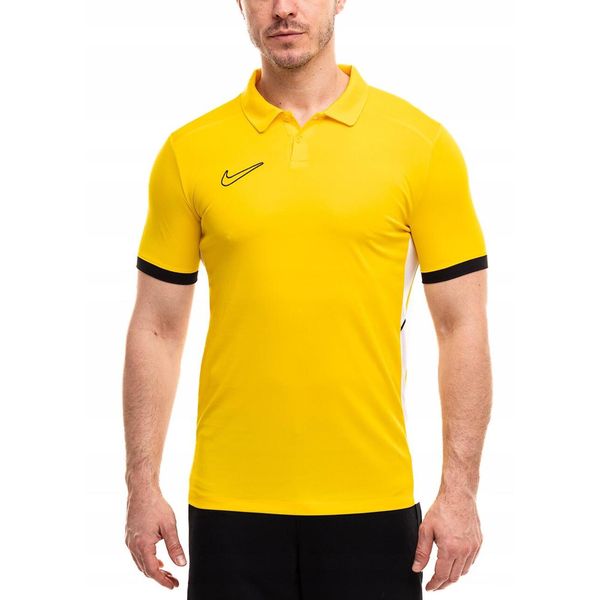 Koszulka Mężczyzna Polo Nike Dri-Fit Academy 25 T-shirt Bluzka Sportowa r. XL. Żółte koszulki polo męskie Nike, l, bez wzorów, z materiału, bez ramiączek. Za 135.00 zł.
