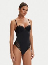 BOSS Body Guipure 50561173 Czarny. Czarne body damskie Boss, bez wzorów, z syntetyku. Za 499.99 zł.