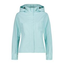 Damska wodoodporna kurtka zapinana na zamek CMP. Białe kurtki damskie CMP, xs, bez wzorów, bez kaptura. Za 506.50 zł.