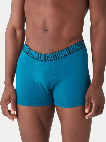 Cristiano Ronaldo CR7 Komplet bokserek 8502-49 Granatowy. Niebieskie bokserki męskie Cristiano Ronaldo CR7, bez wzorów, z syntetyku. Za 119.99 zł.