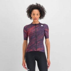 Koszulka rowerowa damska Sportful Cliff Supergiara. Czerwone bluzki sportowe damskie SPORTFUL, xl, z elastanu, bez kołnierzyka, bez ramiączek. Za 536.30 zł.