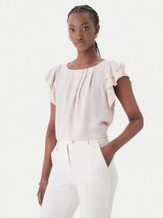 Rinascimento Bluzka CFC0127449003 Beżowy Regular Fit. Brązowe bluzki damskie RINASCIMENTO, m, bez wzorów, z syntetyku, bez ramiączek. Za 249.99 zł.