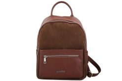 Plecak casual skórzany z zamszem - Brązowy. Brązowe plecaki męskie Barberinis, bez wzorów, z jeansu. Za 289.99 zł.