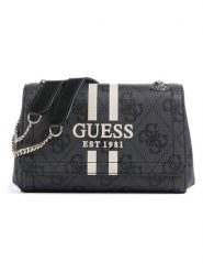 Guess Torebka w kolorze antracytowym - 24 x 17 x 5 cm rozmiar: onesize. Czarne torebki klasyczne damskie Guess, z aplikacjami, bez dodatków. Za 382.99 zł.