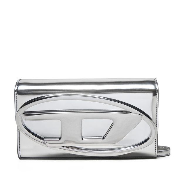 Torebka Diesel. Szare torebki klasyczne damskie Diesel, bez wzorów, bez dodatków. Za 1,269.00 zł.