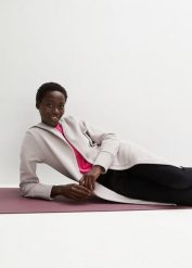 Długa bluza bez zapięcia, z mieszanki bawełny. Szare bluzy bez kaptura damskie bonprix, z bawełny. Za 124.99 zł.