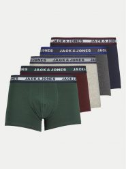 Jack & Jones Komplet 5 par bokserek Oliver 12165348 Kolorowy. Bokserki męskie Jack & Jones, bez wzorów, z bawełny. Za 149.99 zł.