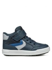 Geox Sneakersy J Arzach Boy J464AA 054FU C0661 D Granatowy. Niebieskie buty sportowe chłopięce Geox, bez wzorów, ze skóry, bez zapięcia. Za 159.99 zł.