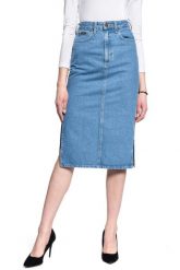 LEE THELMA SKIRT DAMSKA SPÓDNICA JEANSOWA CLEAN CALLIE L38EGAZE 112108145. Spódniczki damskie Lee, l, bez wzorów, z jeansu. Za 179.99 zł.