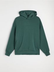 Bluza z napisem z domieszką bawełny - zielony. Zielone bluzy bez kaptura męskie Sinsay, l, z bawełny. Za 79.99 zł.