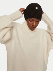 Boss Czapka Laura 50497808 Czarny. Czarne czapki zimowe damskie Boss, z nylonu. Za 319.99 zł.