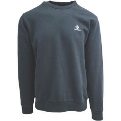 Bluza męskie Converse Emb Crew Ft. Czarne bluzy z kapturem męskie Converse, m, z bawełny. Za 290.00 zł.