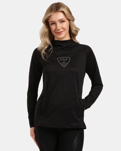 Damska bluza treningowa Kilpi AILEEN-W. Czarne bluzy bez kaptura damskie Kilpi, s, z materiału. Za 292.95 zł.